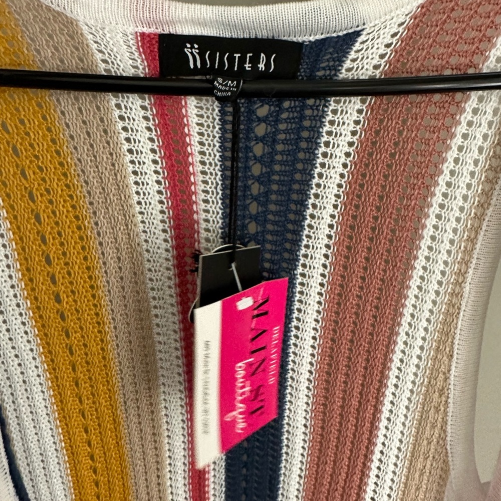 Colorful Open Vest/Duster - Picture 7 of 10